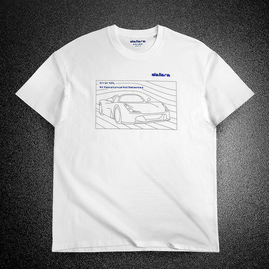 White Error404 Teen T-shirt